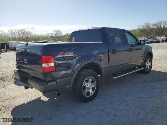 2004 Ford F-150 XLT with VIN 1FTPW14574KB14841, listed as a Copart auction lot 52096655 with 214,783 mi miles and Clean Title. Bid and sale history available at carsss.com. Image 3.