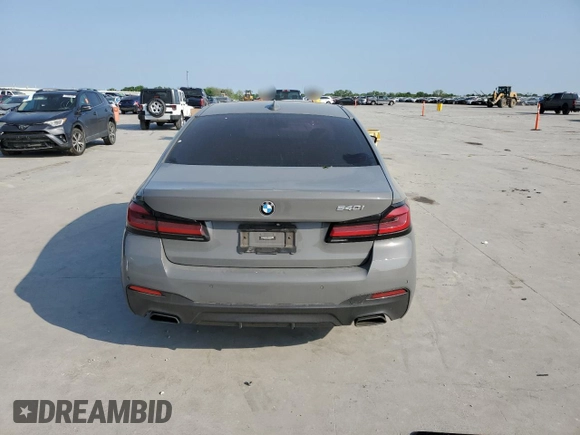 2021 BMW 5 Series 540i с VIN WBA53BJ05MWX04251, выставлен на аукционе Copart как лот 53439605 с пробегом Не указан миль и Списание • Salvage title. История ставок и продаж доступна на DreamBid. Изображение 6.