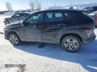 2024 Hyundai Kona SE with VIN KM8HACAB0RU163640, listed as a Copart auction lot 45955085 with 12,445 mi miles and Salvage Title. Bid and sale history available at carsss.com. Image 2.