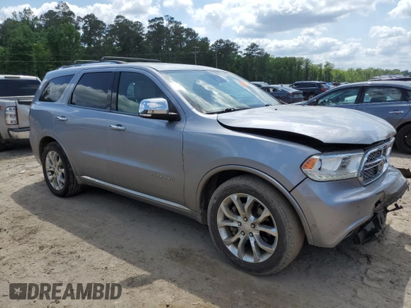 2018 Dodge Durango Citadel with VIN 1C4RDHEG4JC316629, listed as a Copart auction lot 54863685 with 121,340 mi miles and Salvage title. Bid and sale history available at DreamBid. Image 4.