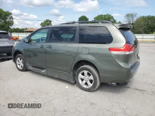 2012 Toyota Sienna LE AAS with VIN 5TDKK3DC3CS221490, listed as a Copart auction lot 59673925 with Not provided miles and Clean title. Bid and sale history available at DreamBid. Image 2.