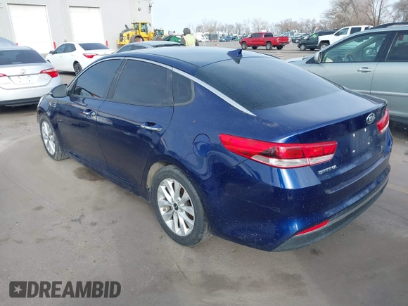 2017 Kia Optima LX with VIN 5XXGT4L30HG122077, listed as a IAAI auction lot 41692378 with 168,596 mi miles and . Bid and sale history available at DreamBid. Image 3.