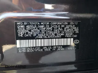 2013 Lexus GS 350 with VIN JTHBE1BL4D5006883, listed as a Copart auction lot 59996275 with 106,780 mi miles and Salvage title. Bid and sale history available at DreamBid. Image 12.