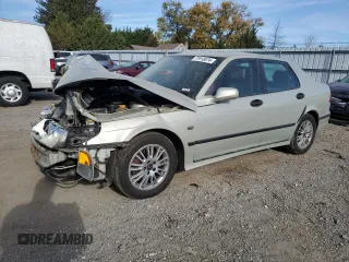 2005 Saab 9-5 Arc with VIN YS3ED49A353530510, listed as a Copart auction lot 77910074 with 202,094 mi miles and Salvage Title. Bid and sale history available at carsss.com. Image 1.