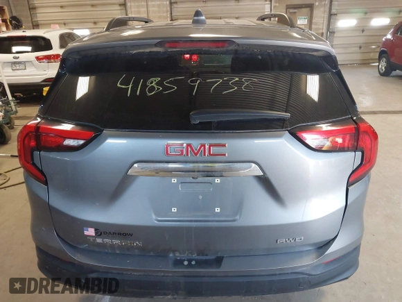 2020 GMC Terrain SLE with VIN 3GKALTEVXLL169214, listed as a IAAI auction lot 41859738 with 80,281 mi miles. Bid and sale history available at carsss.com. Image 16.