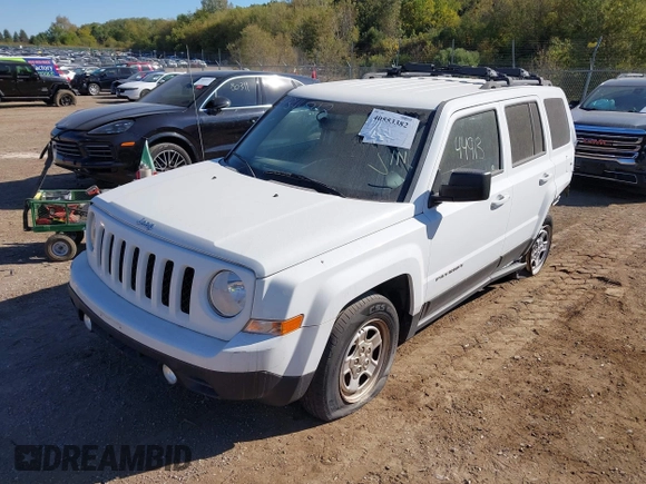 2016 Jeep Patriot Sport SE z VIN 1C4NJPBA8GD575435, wystawiony jako IAAI lot #40553382 z przebiegiem 187 685 mil mil oraz . Historia ofert i sprzedaży dostępna na DreamBid. Obrazek 2.