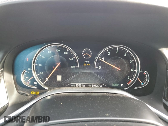 2019 BMW 7 Series 740i с VIN WBA7E2C55KB454929, выставлен на аукционе Copart как лот 49166235 с пробегом 57 051 миль миль и Списание • Salvage title. История ставок и продаж доступна на DreamBid. Изображение 9.
