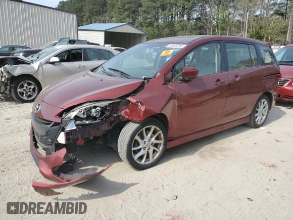2012 Mazda 5 Grand Touring with VIN JM1CW2DL8C0138627, listed as a Copart auction lot 53463295 with 164,359 mi miles and Salvage title. Bid and sale history available at DreamBid. Image 1.