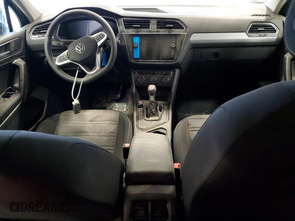 2024 Volkswagen Tiguan S with VIN 3VVRB7AX9RM198790, listed as a Copart auction lot 44741355 with 0 mi miles and Salvage Title. Bid and sale history available at carsss.com. Image 8.