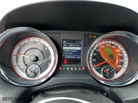 2018 Dodge Grand Caravan GT with VIN 2C4RDGEG7JR313824, listed as a Copart auction lot 73518374 with 153,874 mi miles and Salvage Title. Bid and sale history available at carsss.com. Image 9.