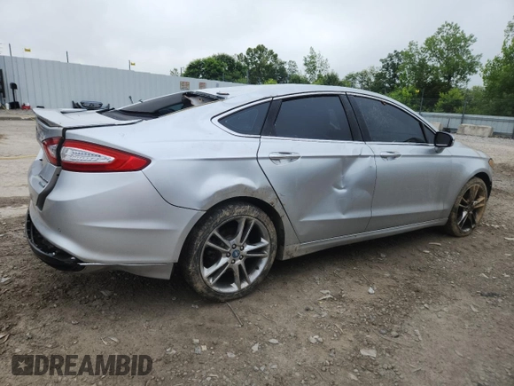 2013 Ford Fusion Titanium with VIN 3FA6P0K97DR161376, listed as a Copart auction lot 61128225 with 146,529 mi miles and Salvage title. Bid and sale history available at DreamBid. Image 3.
