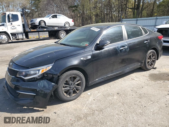 2017 Kia Optima LX with VIN 5XXGT4L33HG171502, listed as a Copart auction lot 48632205 with 99,935 mi miles and Salvage Title. Bid and sale history available at carsss.com. Image 1.