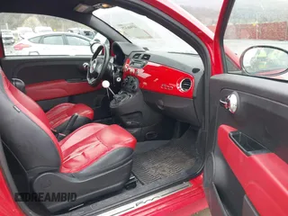 2015 FIAT 500 Abarth with VIN 3C3CFFFH9FT721798, listed as a IAAI auction lot 41946325 with 134,991 mi miles. Bid and sale history available at carsss.com. Image 5.