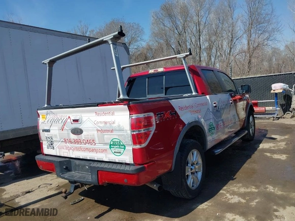 2010 Ford F-150 XL with VIN 1FTFW1EV9AKC53942, listed as a IAAI auction lot 41766813 with 246,478 mi miles. Bid and sale history available at carsss.com. Image 4.