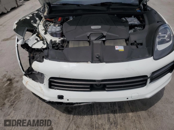 2023 Porsche Cayenne with VIN WP1AA2AY9PDA03207, listed as a Copart auction lot 54134635 with 19,526 mi miles and Salvage title. Bid and sale history available at DreamBid. Image 12.