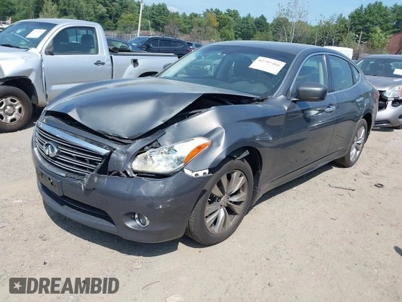 2012 Infiniti M with VIN JN1BY1AR3CM390550, listed as a IAAI auction lot 42797466 with 177,338 mi miles and . Bid and sale history available at DreamBid. Image 17.