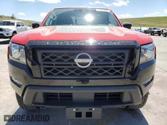 2024 Nissan Frontier S with VIN 1N6ED1EK9RN630171, listed as a Copart auction lot 57525205 with 13,874 mi miles and Salvage title. Bid and sale history available at DreamBid. Image 5.