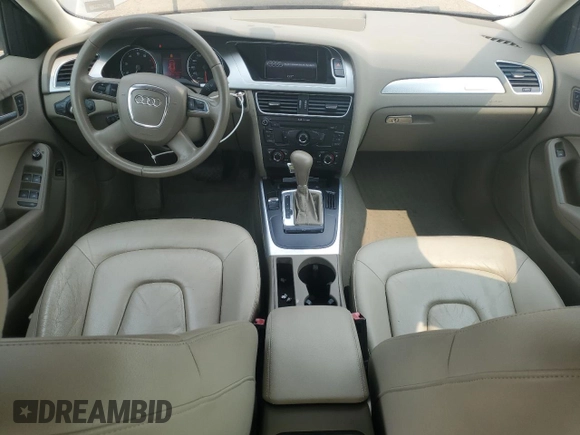 2011 Audi A4 Premium Plus with VIN WAUFFAFL4BN009433, listed as a Copart auction lot 59301185 with 122,158 mi miles and Salvage title. Bid and sale history available at DreamBid. Image 8.
