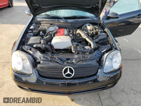 1999 Mercedes-Benz SLK-Class with VIN WDBKK47F6XF107547, listed as a Copart auction lot 73870994 with 0 mi miles and Non Repairable. Bid and sale history available at carsss.com. Image 11.