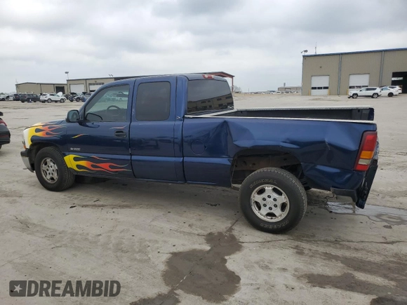 2001 Chevrolet Silverado 1500 LS with VIN 2GCEC19V711267658, listed as a Copart auction lot 51426625 with 252,839 mi miles and Salvage Title. Bid and sale history available at DreamBid. Image 2.