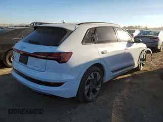 2022 Audi e-tron Premium with VIN WA1AABGE3NB007271, listed as a Copart auction lot 76786454 with 31,633 mi miles and Salvage Title. Bid and sale history available at DreamBid. Image 3.