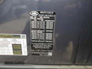 2024 Land Rover Range Rover Sport Dynamic SE with VIN SAL1L9FU3RA175238, listed as a Copart auction lot 68252214 with Not provided miles and Salvage title. Bid and sale history available at DreamBid. Image 13.
