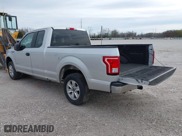 2017 Ford F-150 XL with VIN 1FTEX1CP0HKC62570, listed as a IAAI auction lot 41756349 with 77,915 mi miles. Bid and sale history available at carsss.com. Image 3.