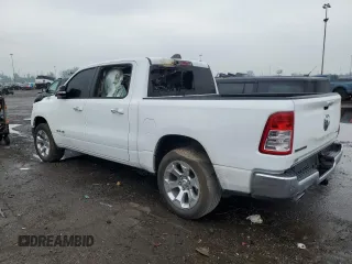 2020 Ram 1500 Big Horn with VIN 1C6SRFFT0LN166777, listed as a Copart auction lot 59682645 with 83,231 mi miles and Salvage title. Bid and sale history available at DreamBid. Image 2.