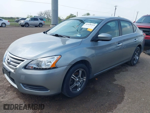 2013 Nissan Sentra S with VIN 3N1AB7AP8DL705773, listed as a IAAI auction lot 41928213 with 62,641 mi miles and . Bid and sale history available at DreamBid. Image 2.