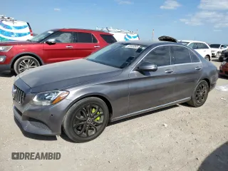2018 Mercedes-Benz C with VIN 55SWF4JB1JU257279, listed as a Copart auction lot 53045865 with 165,618 mi miles and Clean Title. Bid and sale history available at carsss.com. Image 1.