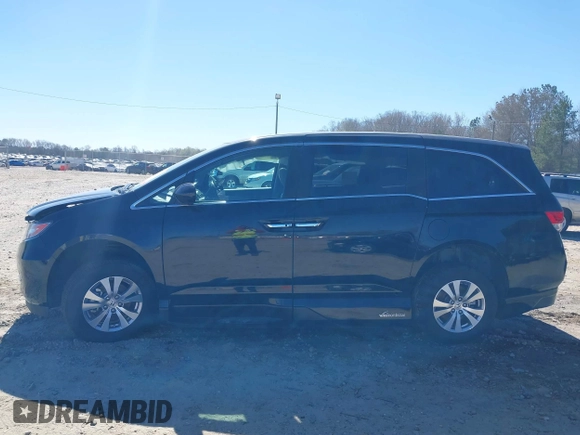 2016 Honda Odyssey EX-L with VIN 5FNRL5H61GB109793, listed as a IAAI auction lot 41827638 with 78,531 mi miles and . Bid and sale history available at DreamBid. Image 14.