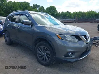 2016 Nissan Rogue SV z VIN 5N1AT2MV9GC838464, wystawiony jako IAAI lot #42357530 z przebiegiem 89 973 mil mil oraz . Historia ofert i sprzedaży dostępna na DreamBid. Obrazek 1.