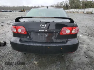 2004 Mazda Mazda6 s with VIN 1YVFP80D145N37390, listed as a Copart auction lot 81609884 with 236,675 mi miles and Salvage Title. Bid and sale history available at carsss.com. Image 6.