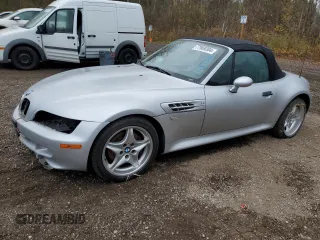 2000 BMW Z3 M 3.2L with VIN WBSCK9346YLC93385, listed as a Copart auction lot 77969304 with 90,986 mi miles and Salvage Title. Bid and sale history available at carsss.com. Image 1.
