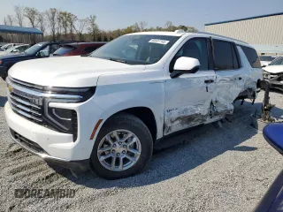2025 Chevrolet Tahoe LT with VIN 1GNS6NRD1SR122687, listed as a Copart auction lot 50597745 with 3,051 mi miles and Salvage title. Bid and sale history available at DreamBid. Image 1.