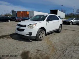 2010 Chevrolet Equinox LS with VIN 2CNALBEWXA6337042, listed as a Copart auction lot 50534625 with 155,486 mi miles and Salvage Title. Bid and sale history available at carsss.com. Image 1.