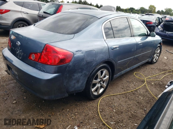 2006 Infiniti G35 with VIN JNKCV51F16M610696, listed as a Copart auction lot 68944054 with 146,482 mi miles and Salvage Title. Bid and sale history available at DreamBid. Image 3.