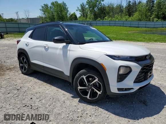 2021 Chevrolet TrailBlazer RS with VIN KL79MUSL8MB146163, listed as a Copart auction lot 56364104 with 48,667 mi miles and . Bid and sale history available at DreamBid. Image 4.