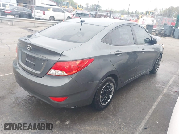 2013 Hyundai Accent GLS with VIN KMHCT4AE0DU365410, listed as a IAAI auction lot 41918395 with 170,722 mi miles and . Bid and sale history available at carsss.com. Image 4.