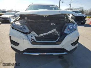 2017 Nissan Rogue SL with VIN 5N1AT2MVXHC823635, listed as a Copart auction lot 44452375 with 82,912 mi miles and Salvage Title. Bid and sale history available at carsss.com. Image 5.