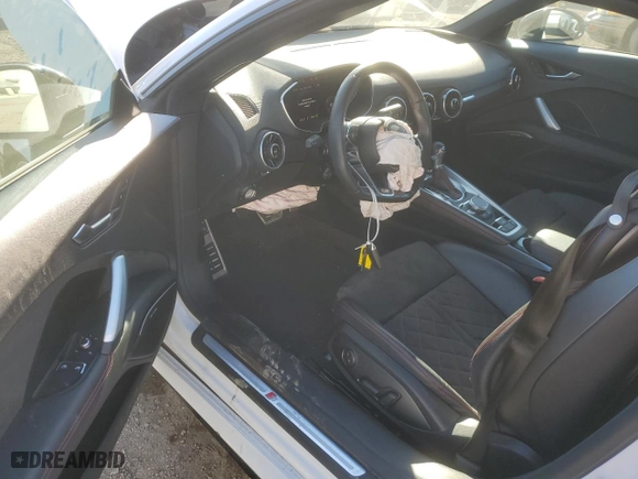 2023 Audi TT Roadster with VIN TRUTECFV7P1002454, listed as a Copart auction lot 73371014 with 12,332 mi miles and Salvage Title. Bid and sale history available at carsss.com. Image 8.