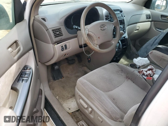 2006 Toyota Sienna CE with VIN 5TDZA23C46S518172, listed as a Copart auction lot 51509465 with 0 mi miles and Salvage Title. Bid and sale history available at carsss.com. Image 8.