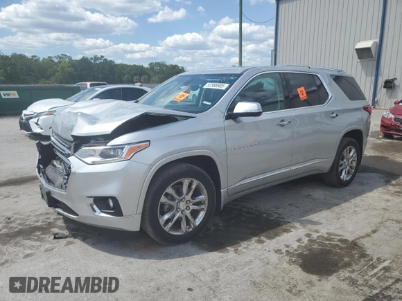 2020 Chevrolet Traverse High Country with VIN 1GNEVNKW6LJ186476, listed as a Copart auction lot 52588905 with 43,179 mi miles and Salvage Title. Bid and sale history available at carsss.com. Image 1.