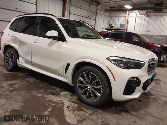 2020 BMW X5 xDrive40i with VIN 5UXCR6C01LLL66648, listed as a IAAI auction lot 42372631 with 59,770 mi miles and . Bid and sale history available at DreamBid. Image 1.