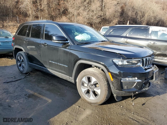 2023 Jeep Grand Cherokee 4xe with VIN 1C4RJYB63P8785114, listed as a Copart auction lot 85052444 with NaN miles and Salvage Title. Bid and sale history available at carsss.com. Image 4.
