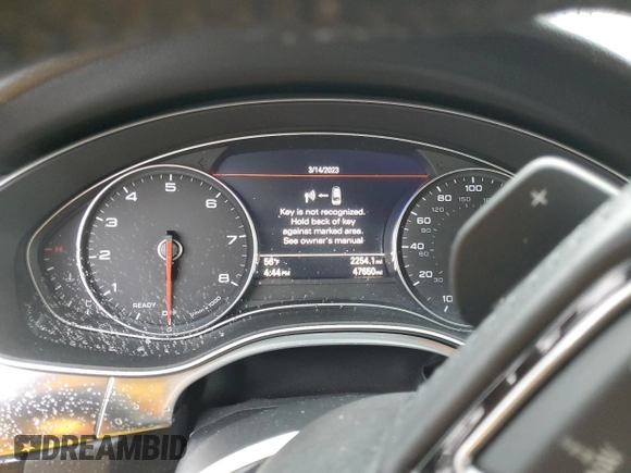 2018 Audi A6 Premium with VIN WAUC8AFC1JN093724, listed as a Copart auction lot 44859923 with 47,650 mi miles. Bid and sale history available at carsss.com. Image 9.