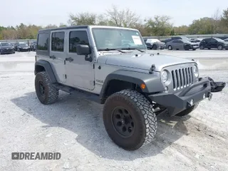 2018 Jeep Wrangler JK Unlimited Sport S with VIN 1C4BJWDG4JL931343, listed as a IAAI auction lot 41894733 with 88,505 mi miles. Bid and sale history available at carsss.com. Image 1.