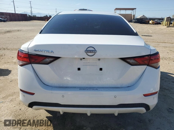 2024 Nissan Sentra S with VIN 3N1AB8BV1RY363886, listed as a Copart auction lot 49646425 with 14,732 mi miles and Salvage Title. Bid and sale history available at carsss.com. Image 6.