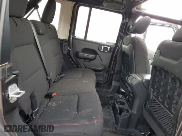 2022 Jeep Wrangler Unlimited Rubicon with VIN 1C4HJXFN9NW256461, listed as a Copart auction lot 43188065 with 26,944 mi miles and Salvage title. Bid and sale history available at DreamBid. Image 11.