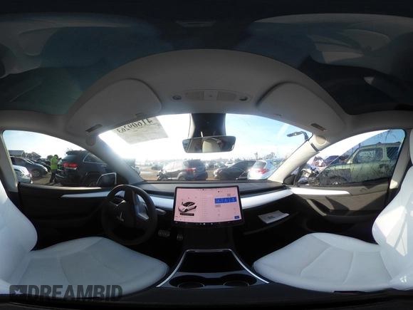 2023 Tesla Model Y Performance with VIN 7SAYGDEF0PF839468, listed as a IAAI auction lot 41609263 with 25,434 mi miles and . Bid and sale history available at DreamBid. Image 21.
